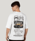 Jeep Wrangler Rubicon Oversized Classic T-Shirt | Off-Road Graphic Tee